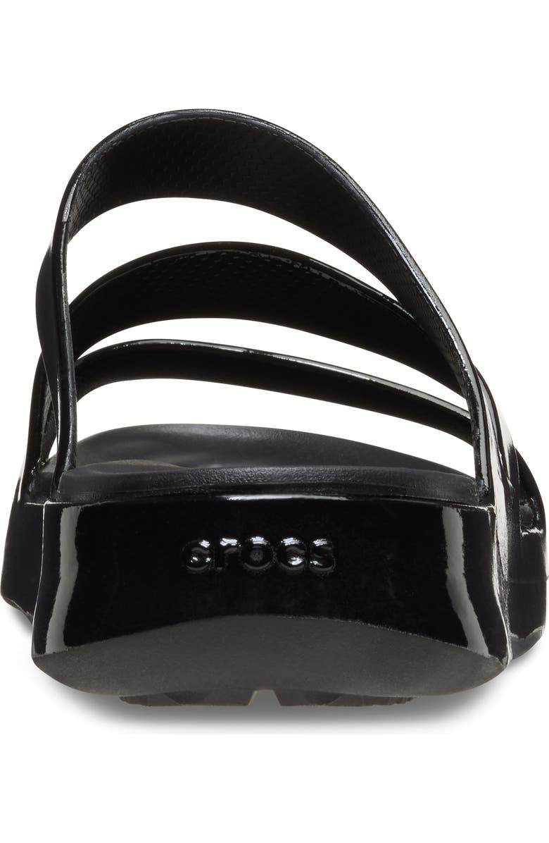 CROCS Getaway Strappy Slide Sandal, Alternate, color, Black