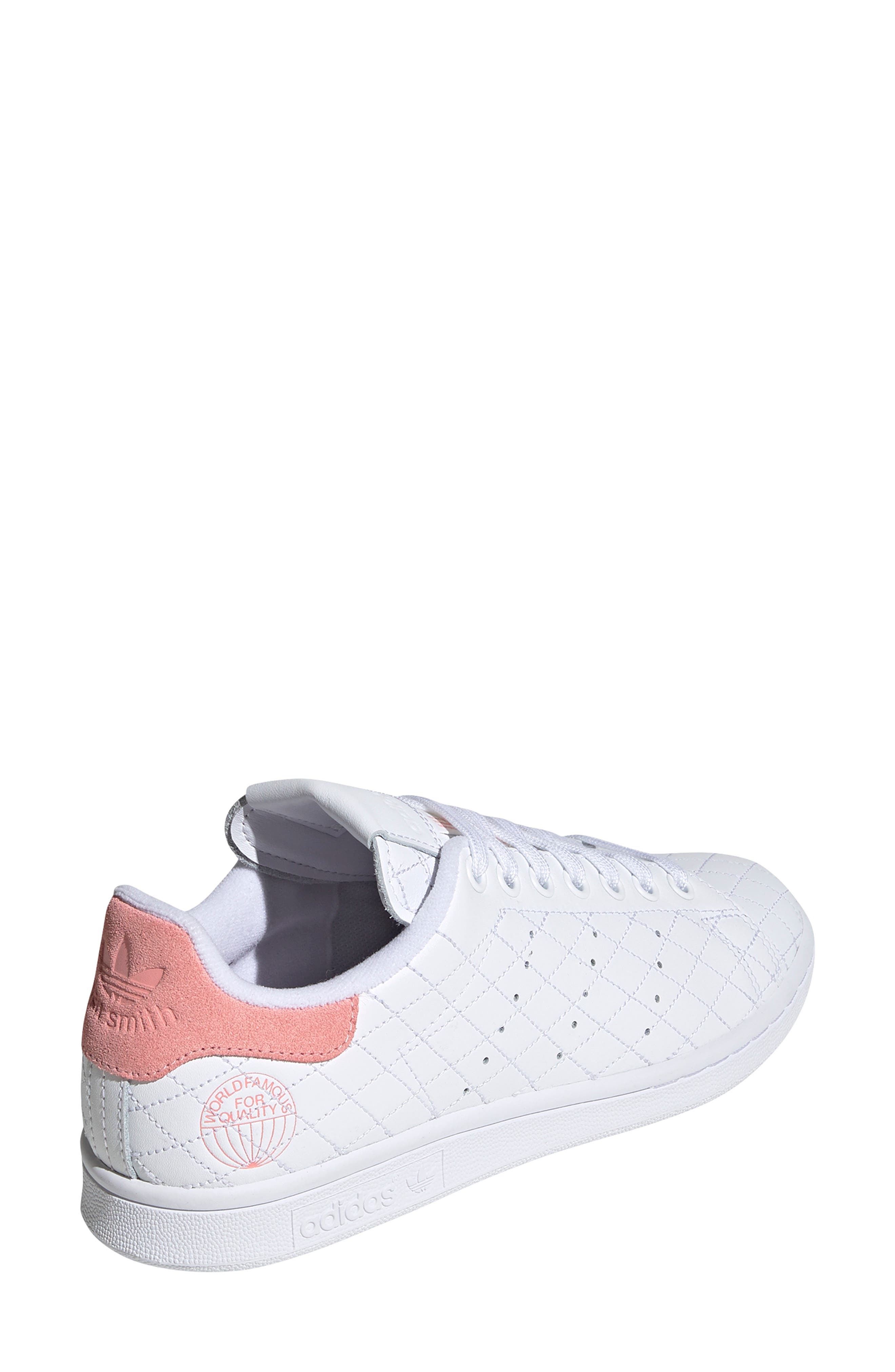 adidas Stan Smith Quilted Sneaker, Alternate, color, 