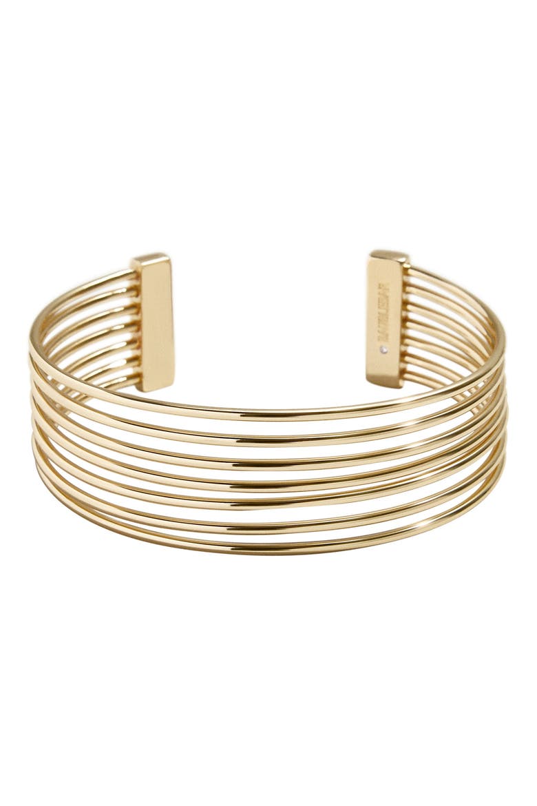 Kaity Cuff Bracelet, Main, color, GOLD