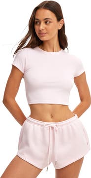 COTTON ON BODY Women's Active Ultra Soft Cropped Fitted Tshirt