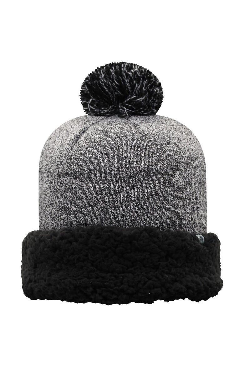 Women's Top of the World Black Florida Gators Snug Cuffed Knit Hat with Pom, Alternate, color, Black