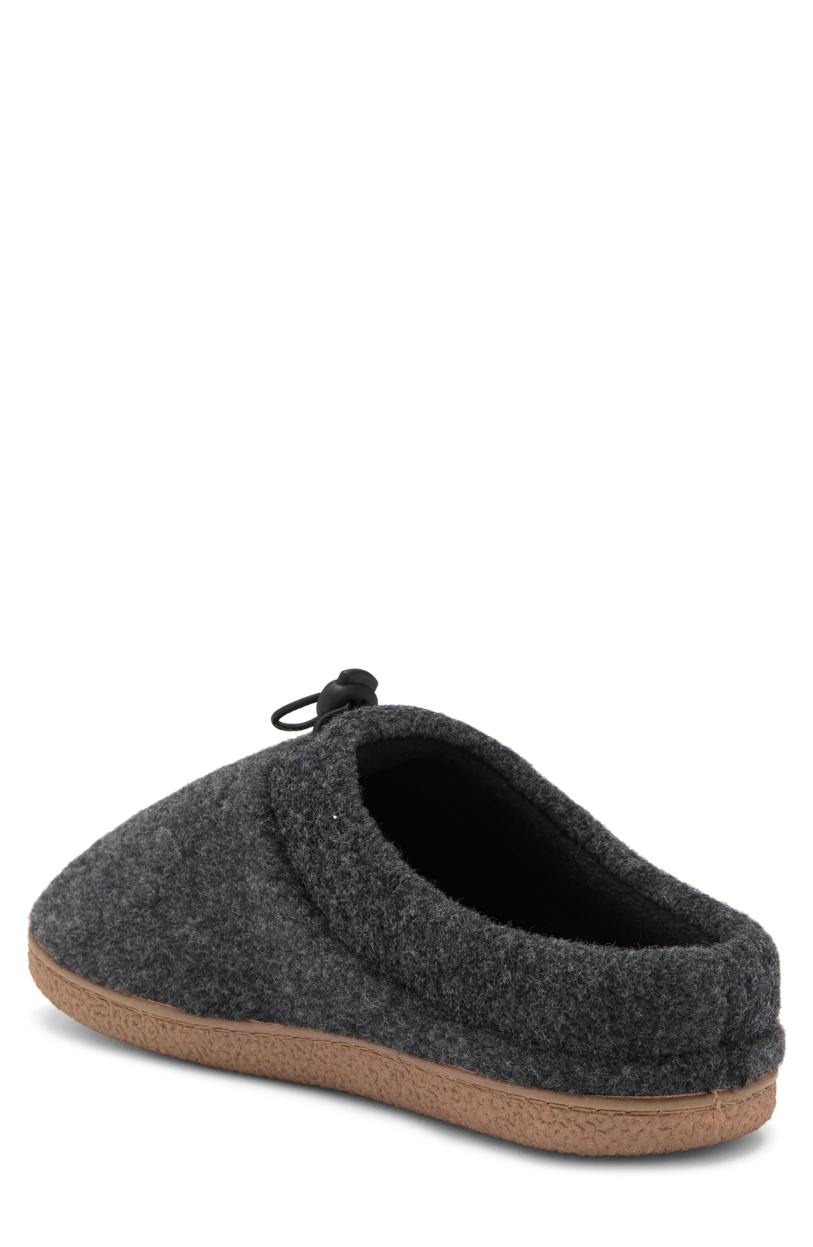 Abound Casey Faux Fur Lined Clog Slipper, Alternate, color, Black Heather