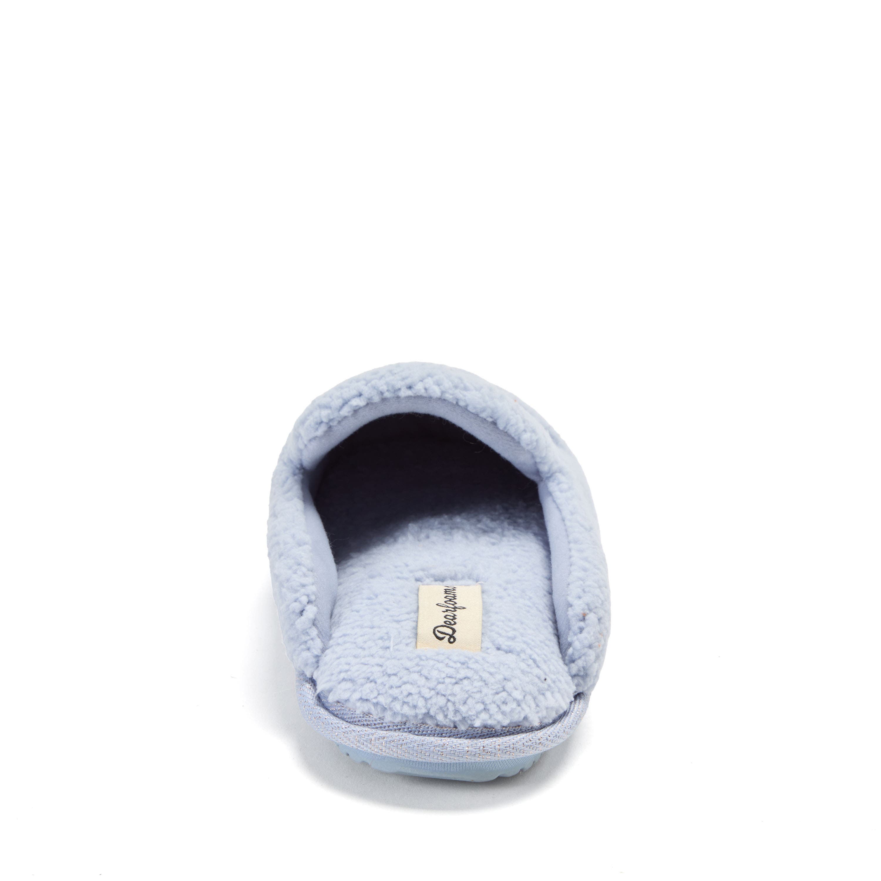 Teddy Embroidered Scuff Slipper, Alternate, color, EVENTIDE