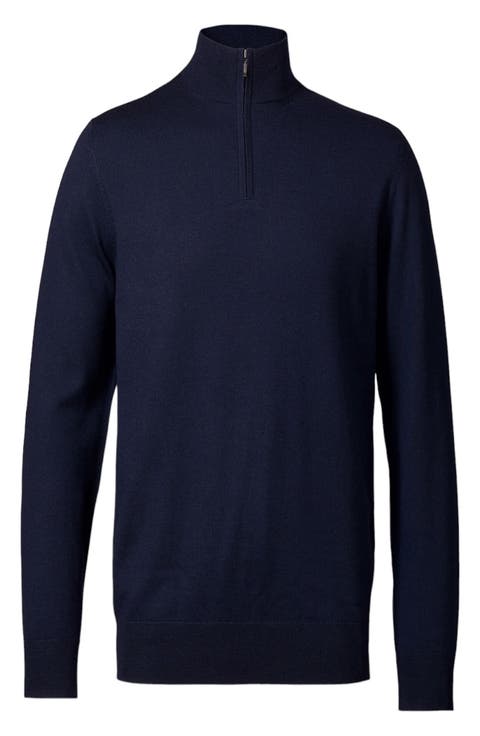 Pure Merino Zip Neck Sweater
