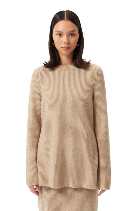 Cashmere Sweater with Side Zippers