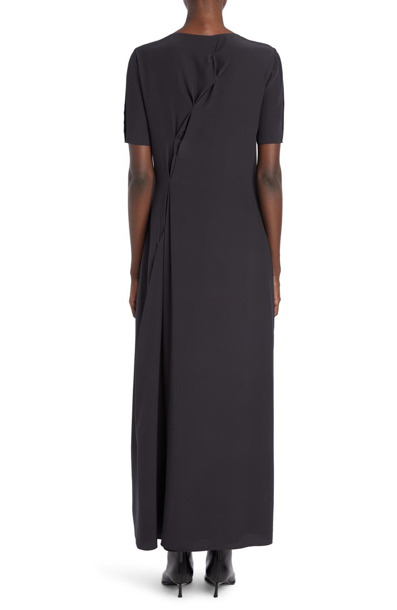 The Row Rue Asymmetric Back Silk Shift Dress, Alternate, color, 