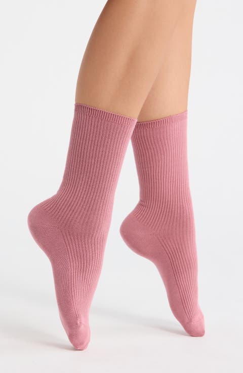 Everyday Rib Crew Socks