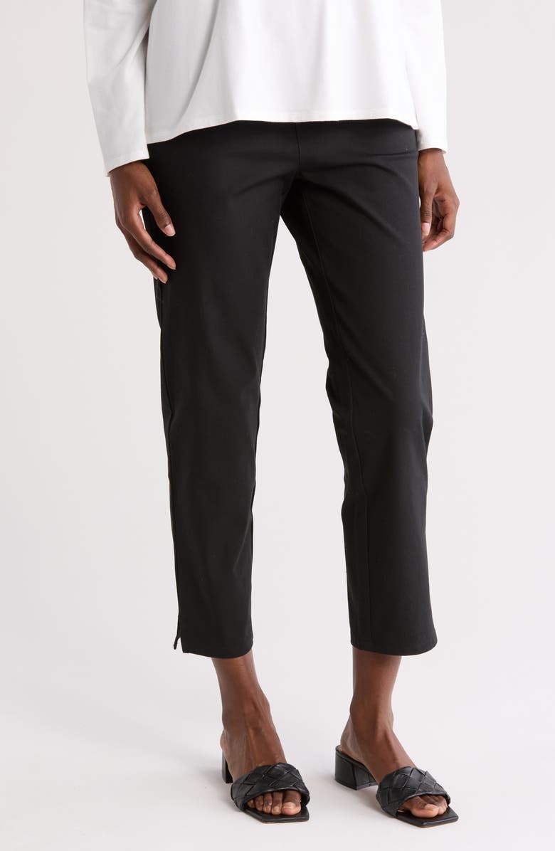 Eileen Fisher High Waist Slim Ankle Pants, Main, color, 