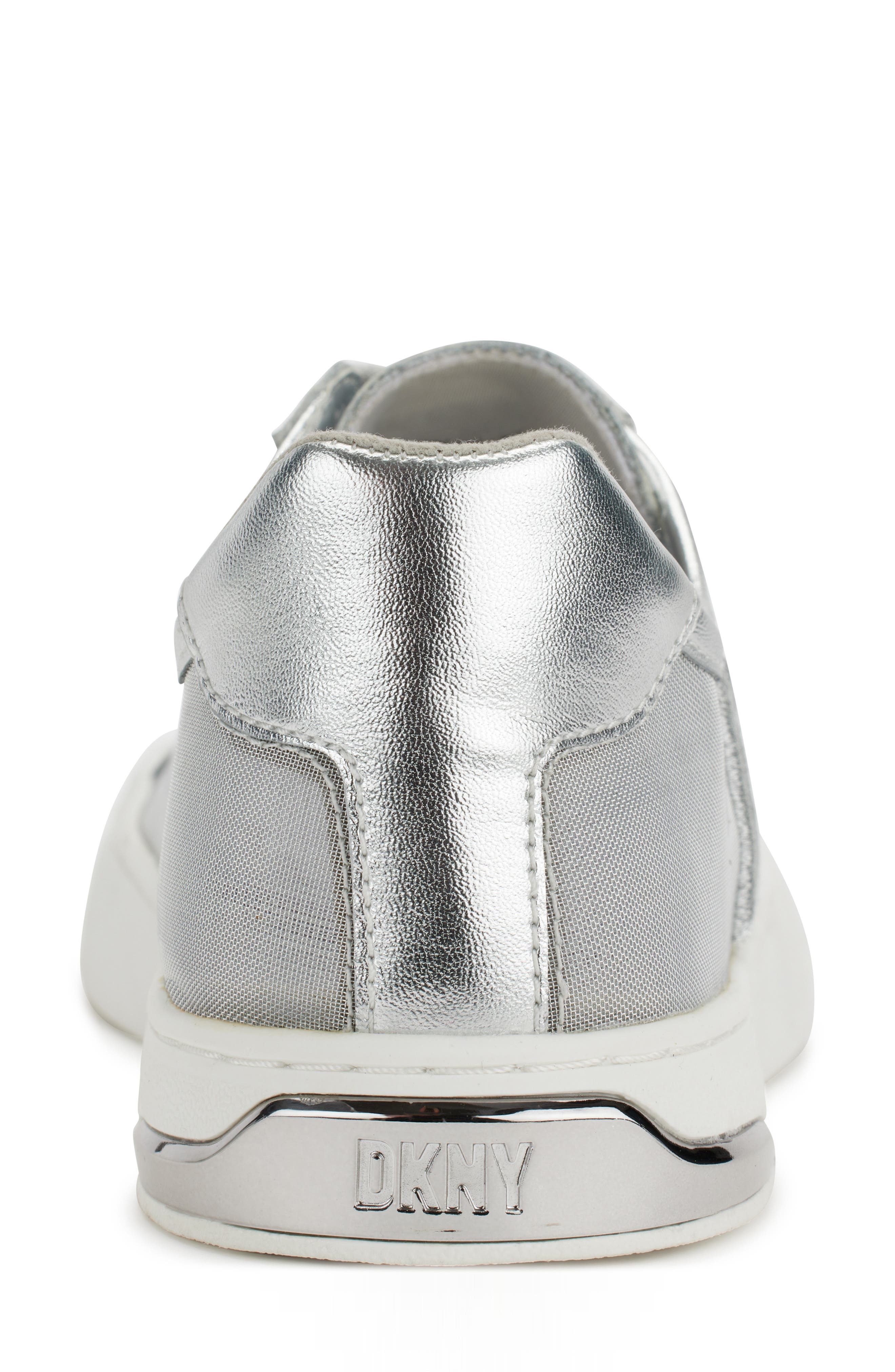 DKNY Sina Metallic Mesh Sneaker, Alternate, color, 