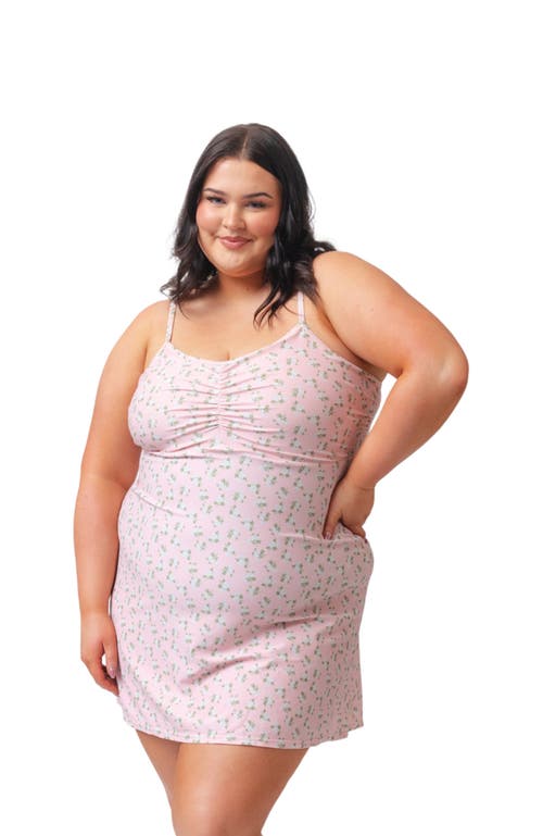 Shop Lime Ricki Swimwear Swim Dress In Rosey