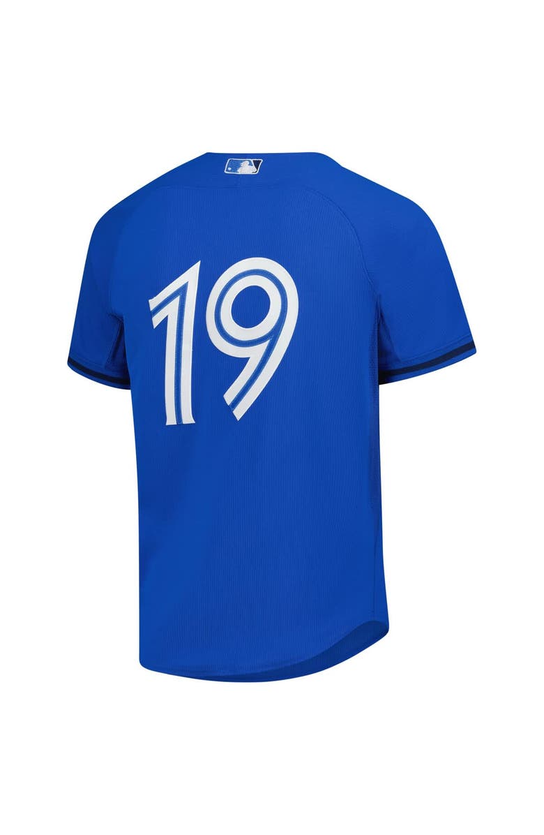 Mitchell & Ness Men's Mitchell & Ness Jose Bautista Blue Toronto Blue Jays Authentic Batting Practice Jersey, Alternate, color,
