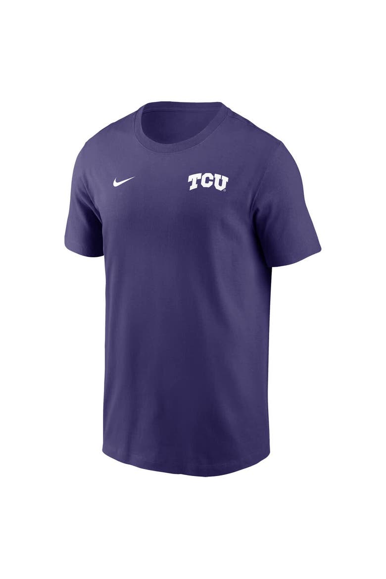 Men's Nike Purple TCU Horned Frogs 2025 Sideline Legend Performance T-Shirt, Alternate, color, Purple