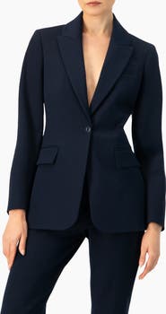 IVONNE Single-Button Blazer