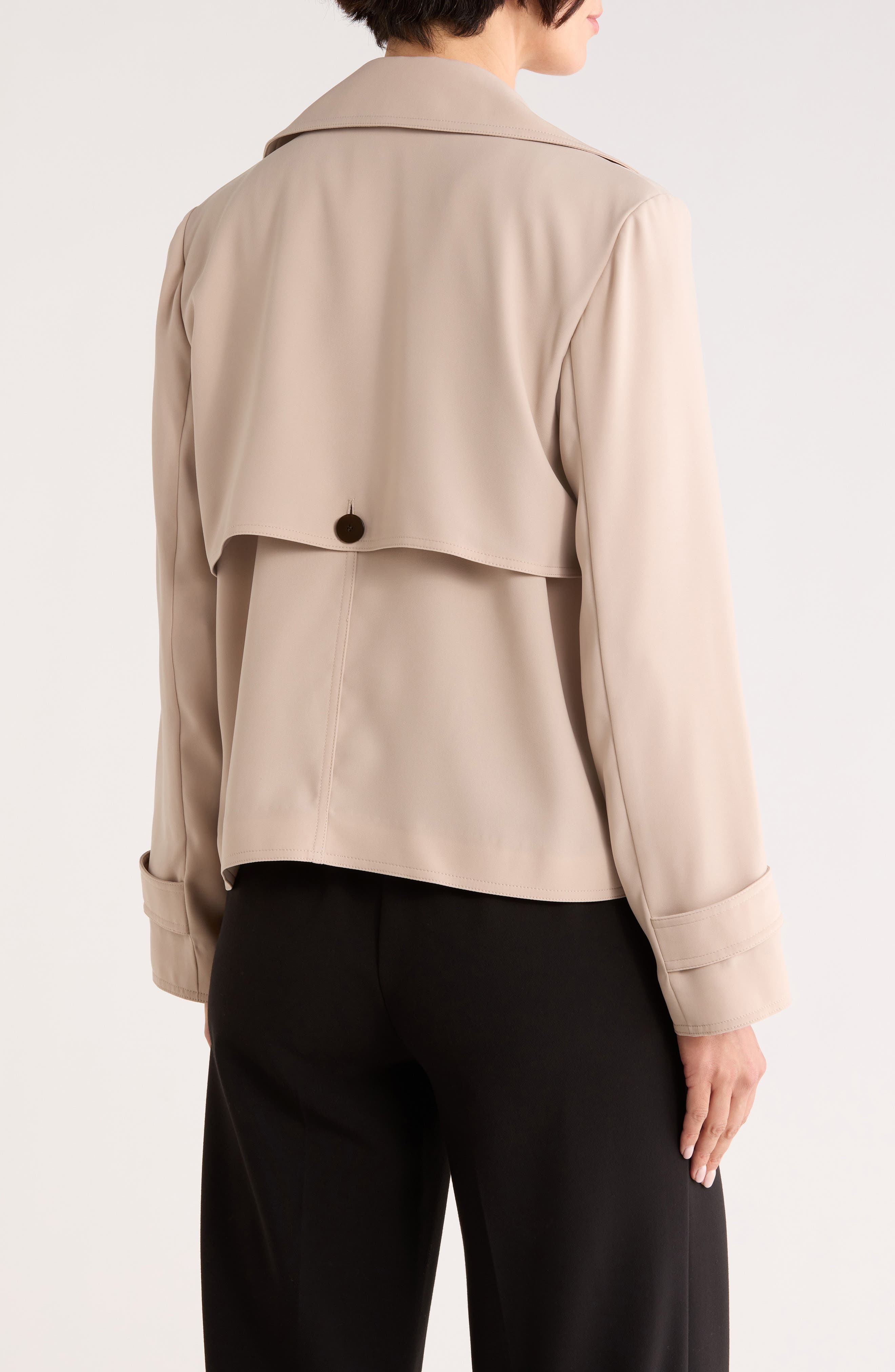 Cropped Trench Coat - image 2