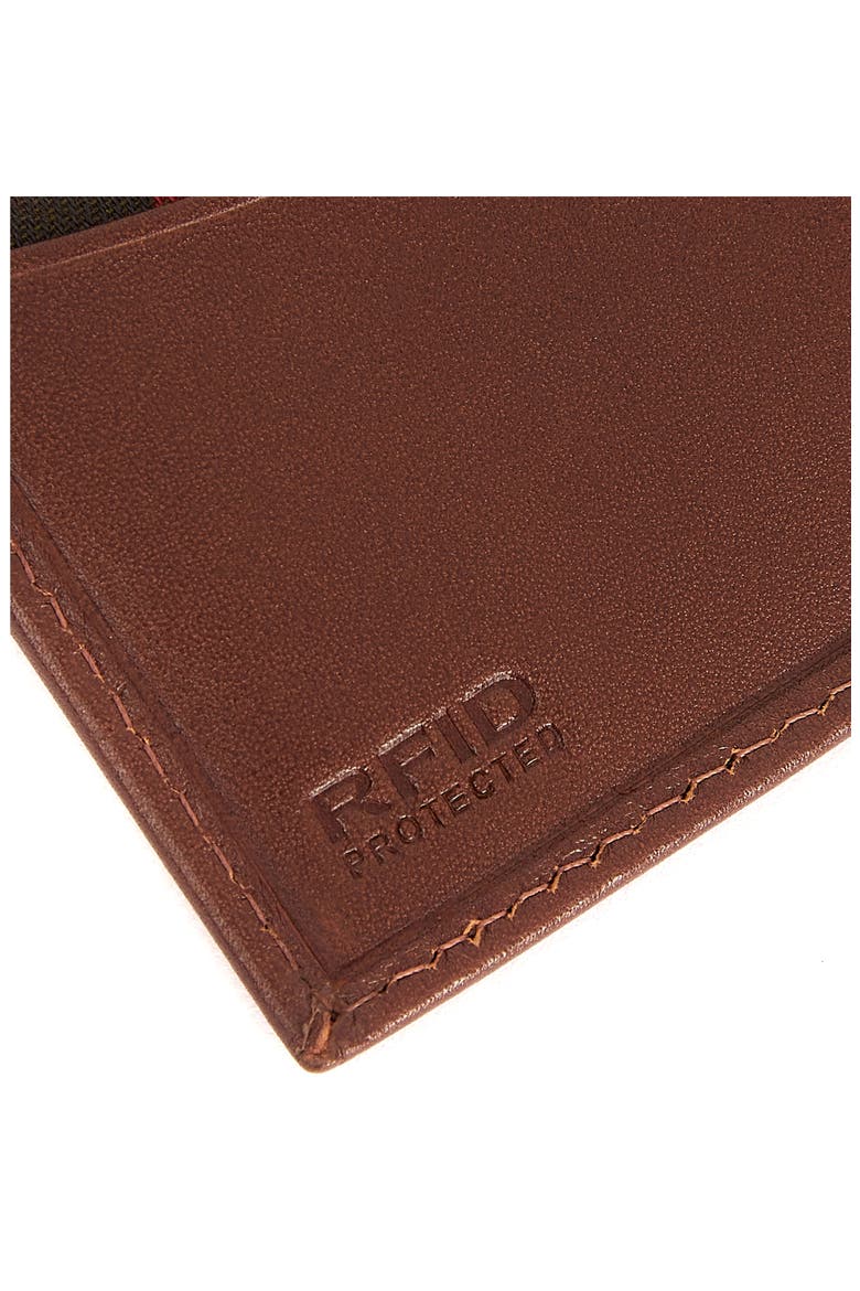 Colwell Leather Bifold Wallet, Alternate, color, BROWN CLASSIC TARTAN
