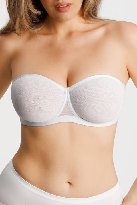 Non-Slip Strapless Breathable Sheers Bra