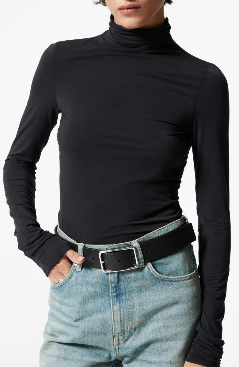 & Other Stories Slim Fit Turtleneck Top, Main, color, 