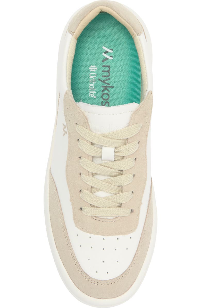 Mykos Nyla Platform Sneaker, Alternate, color, White/ Sand