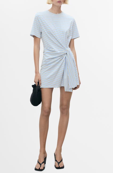 Nudo Stripe Tie T-Shirt Dress