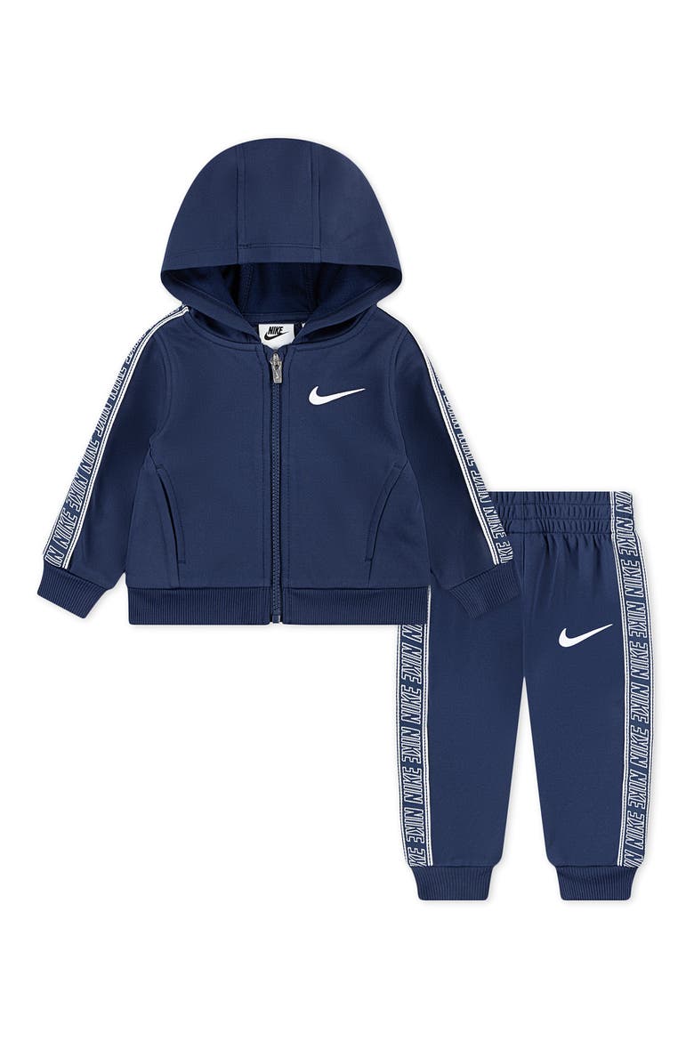 Hooded Zip Propus Taping Hoodie & Joggers Set, Main, color, MIDNIGHT NAVY