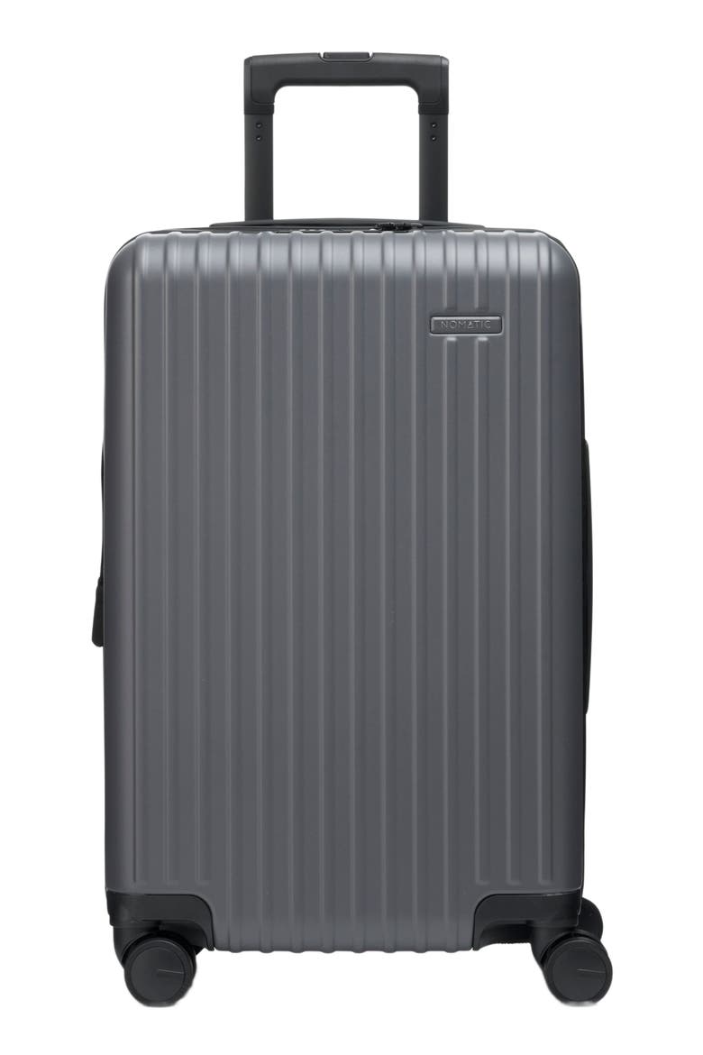 Hardside Spinner Wheel Carry-On Luggage, Main, color, Gray