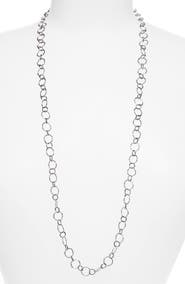Armenta New World Hammered Chain Necklace