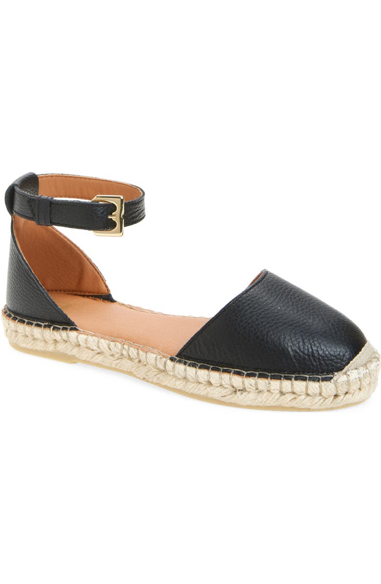 Bruno Magli Sabella Espadrille Sandal, Main, color, Black Pebbled