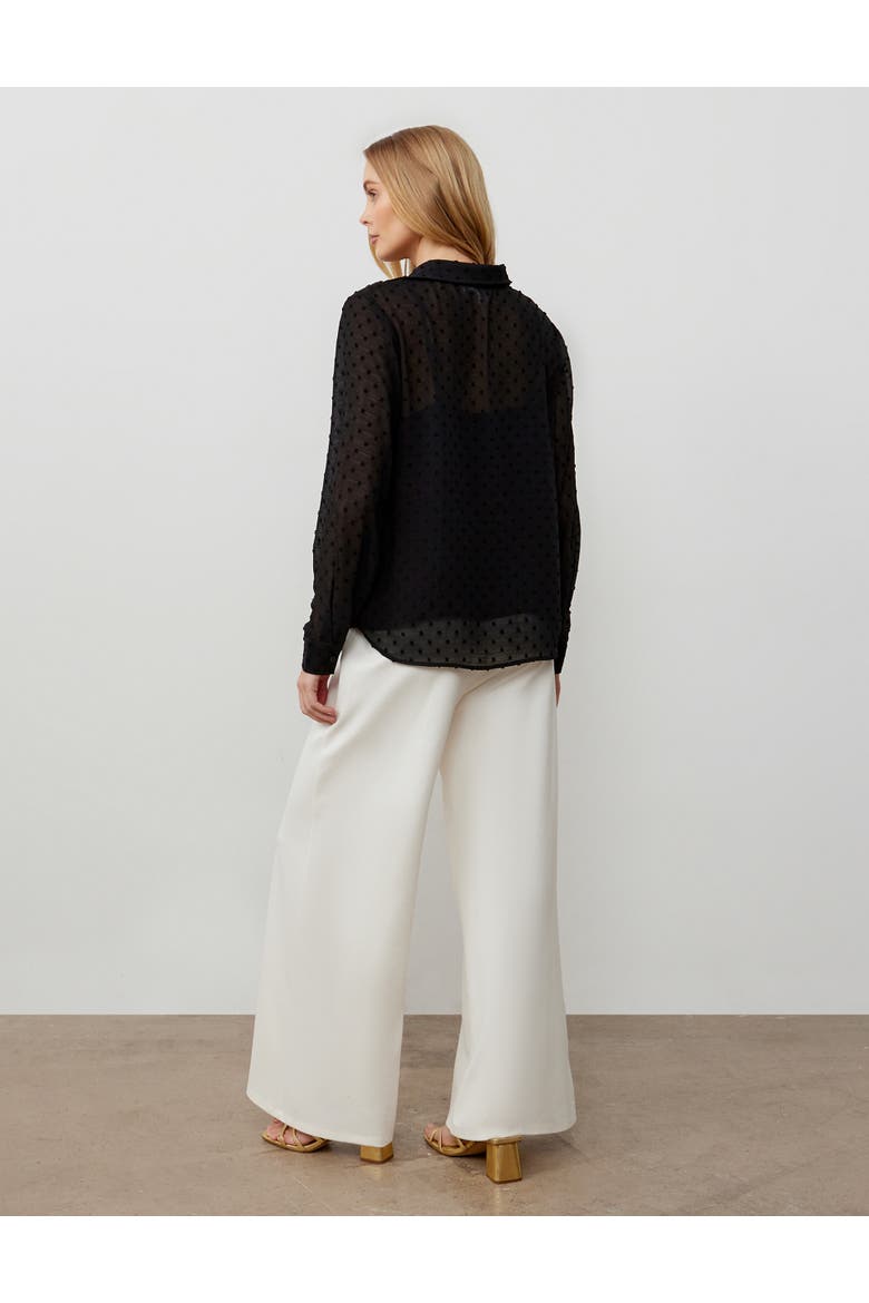 Matilda Ponte Jersey Trouser, Alternate, color, Ivory