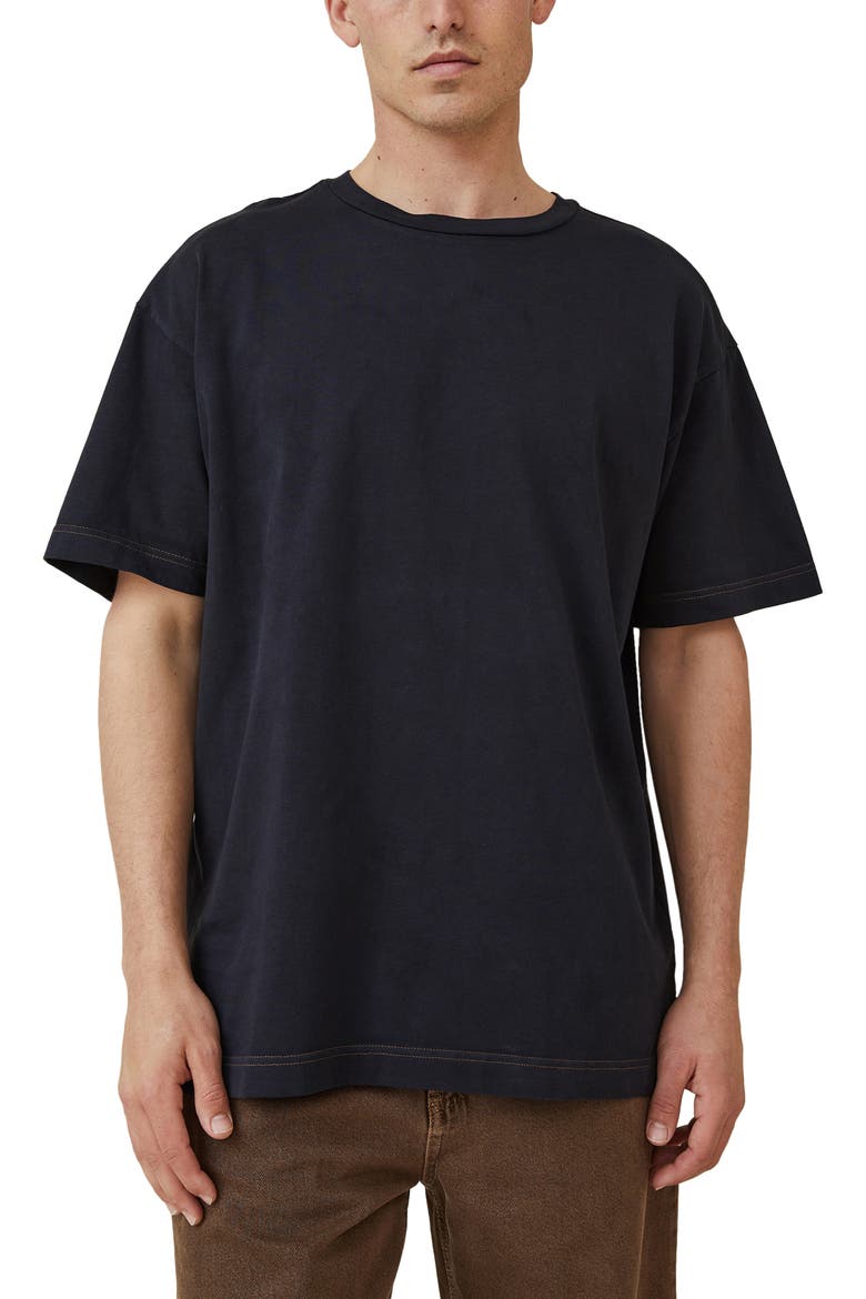 Men's Box Fit T-Shirt, Main, color, BLACK