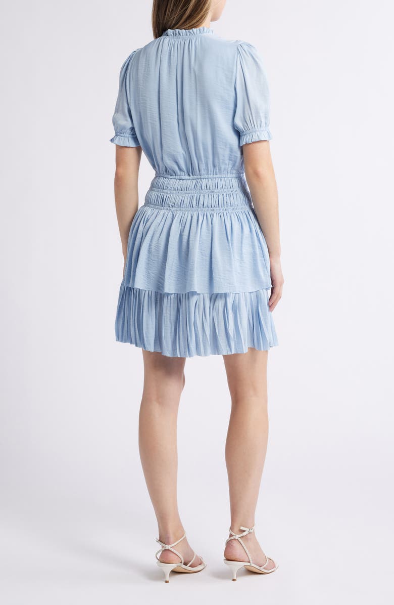 Sam Edelman Tiered Minidress, Alternate, color, Light Blue