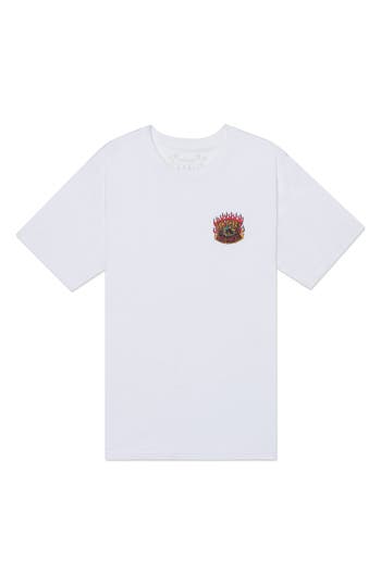 Hurley Evd Bowls Graphic Print T-shirt In White