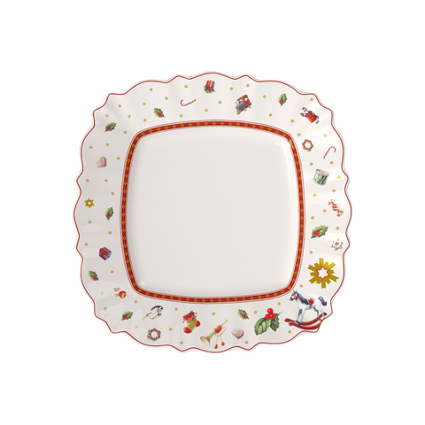Toy's Delight Square Dinner Plate