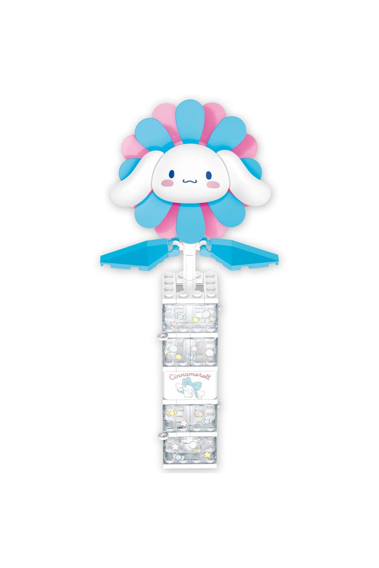 Hello Kitty Cinnamoroll Flower & Vase Building Set, Alternate, color, Blue