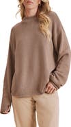 Splendid Elsie Cotton Blend Roll Edge Sweater