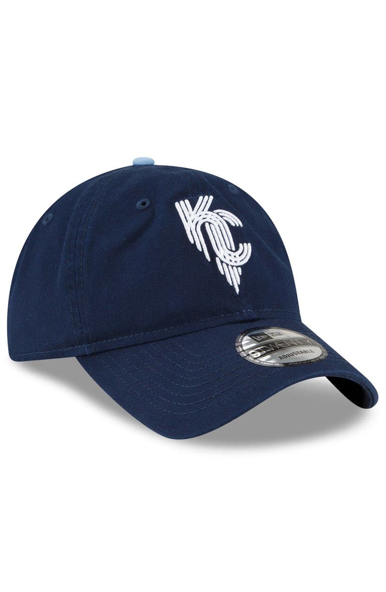 New Era Men's New Era Navy Kansas City Royals 2022 City Connect 9TWENTY Adjustable Hat, Alternate, color, 