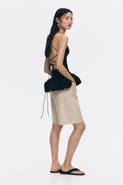 H&M Linen-blend Bermuda Shorts