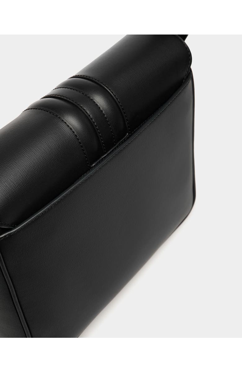 Bally Crossbody Bag in Recycled Leather, Alternate, color, Black+Palladio