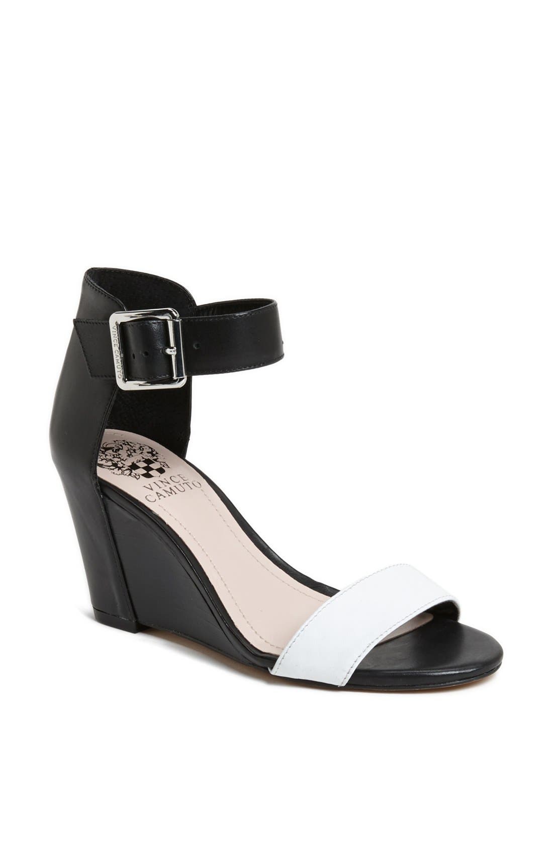 Vince Camuto 'Luciah' Ankle Strap Wedge Sandal, Main, color, 