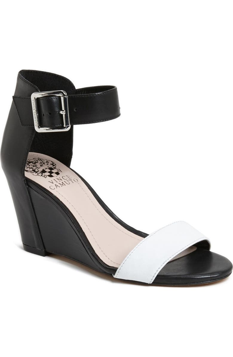 Vince Camuto 'Luciah' Ankle Strap Wedge Sandal, Main, color,