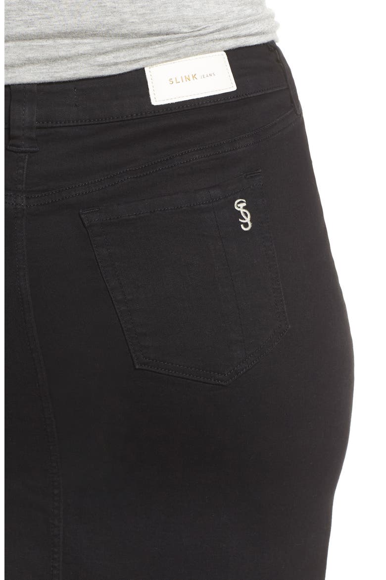 Denim Skirt, Alternate, color, RIKKI