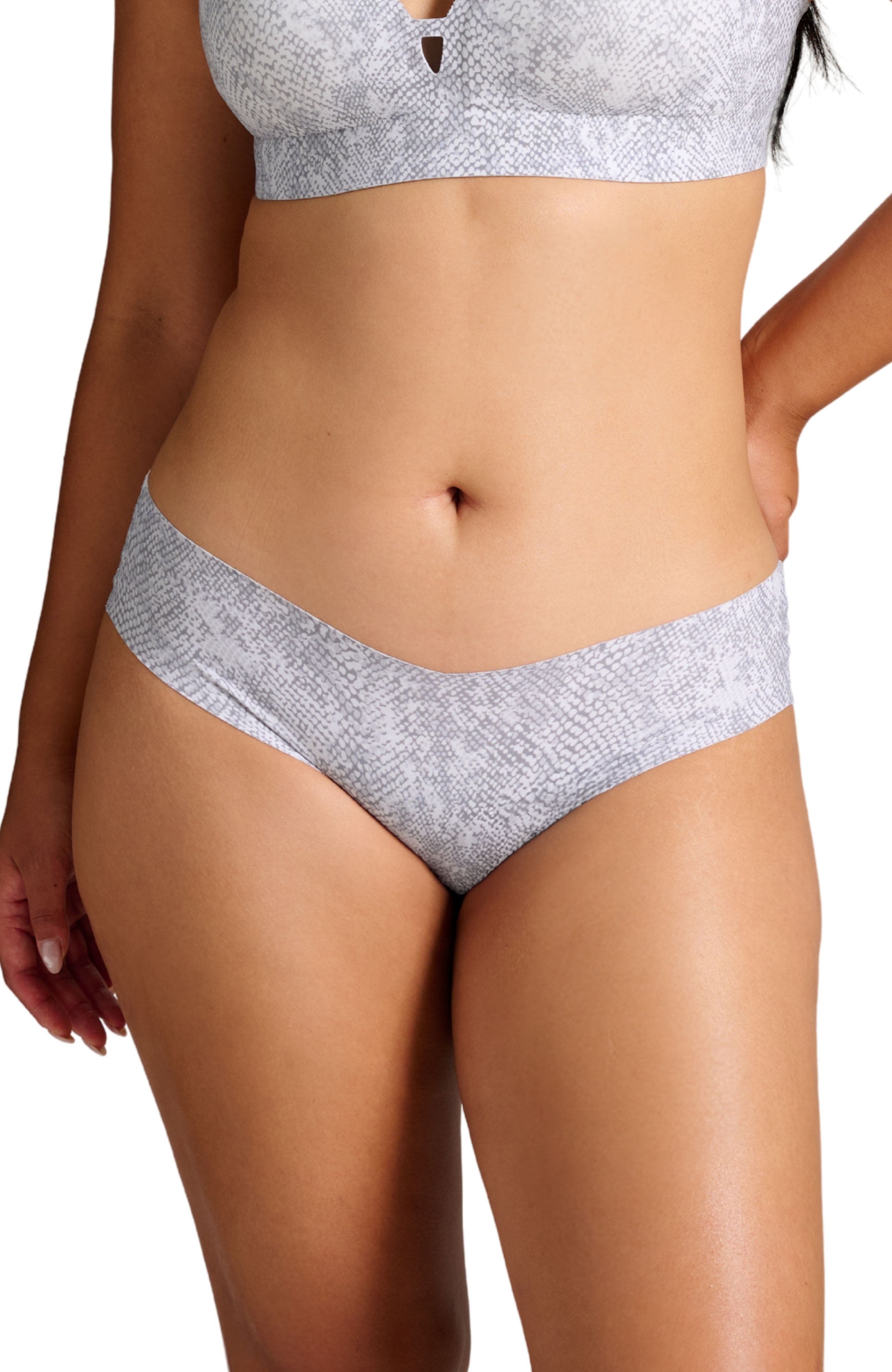 Grey Snake Print