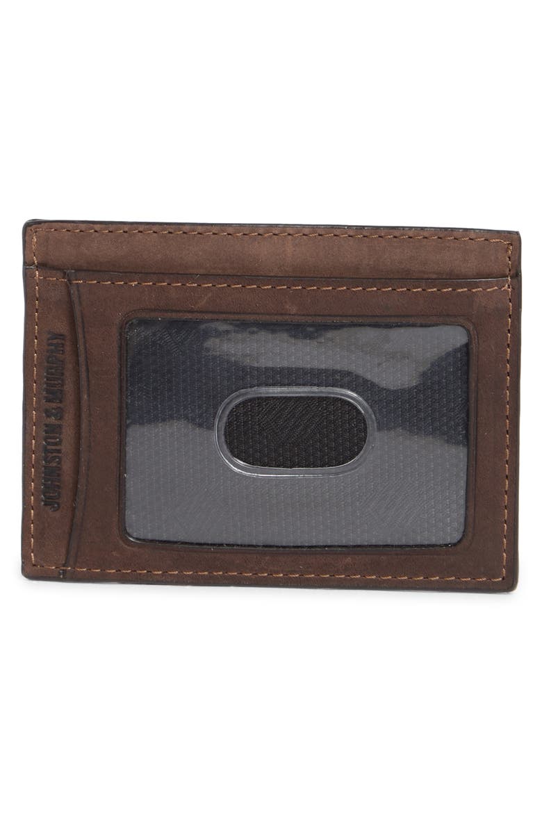 Oil Tanned Leather Weekend Card Case, Alternate, color, TAN OILED