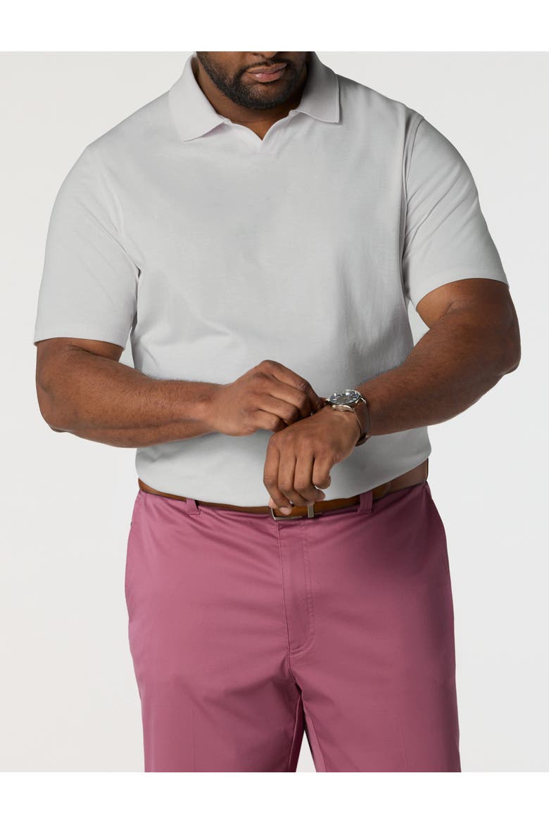 Big & Tall 37.5® Technology Notched Performance Polo Shirt, Main, color, HARBOR MIST