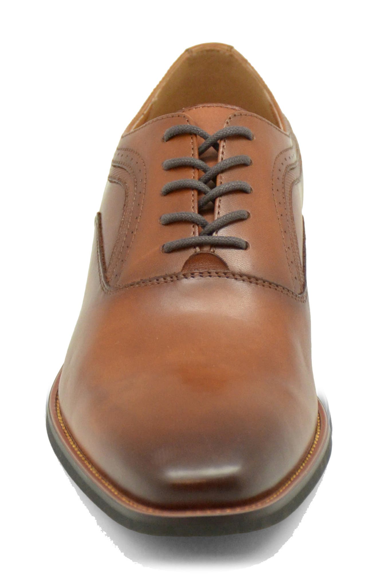 Santos Plain Toe Oxford, Alternate, color, COGNAC