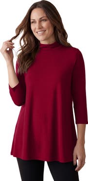 Jessica London Mockneck Swing Tunic