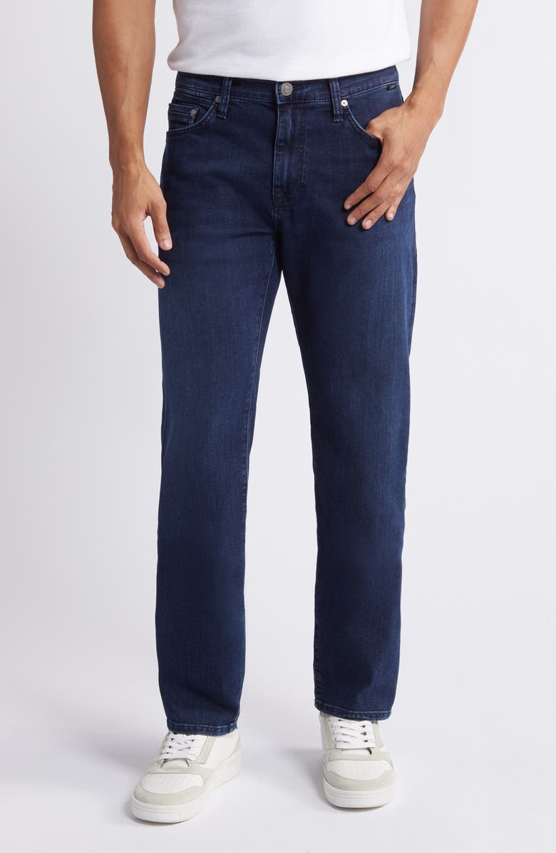 Mavi Jeans Zach Straight Leg Jeans, Main, color, Ink Brushed Williamsburg