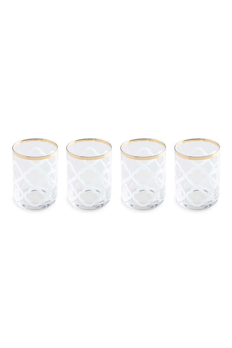 'Alhambra' Double Old Fashioned Glasses, Main, color, WHITE