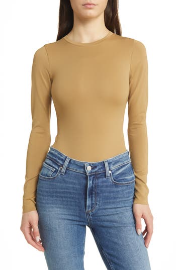 GOOD AMERICAN GOOD AMERICAN SCUBA CREWNECK BODYSUIT