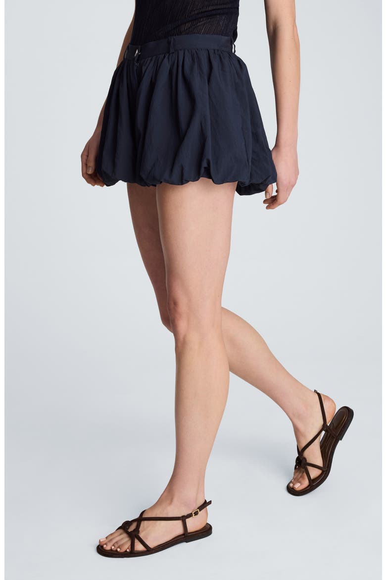 Balloon Hem Shorts, Alternate, color, DARK NAVY