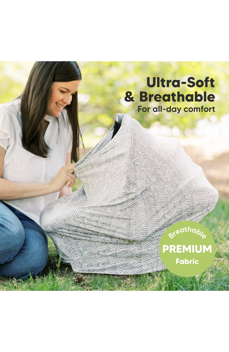 KeaBabies All-in-1 Multi-Use Cover, Alternate, color, Herringbone
